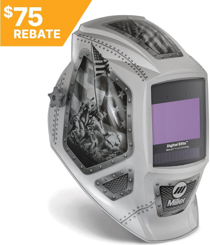 Miller Welding Helmets Miller Forged in Freedom Digital Elite ClearLight 4x Welding Helmet 299617