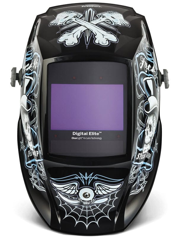Miller Welding Helmets Miller Lucky's Speed Shop Digital Elite ClearLight 4x Welding Helmet 296766