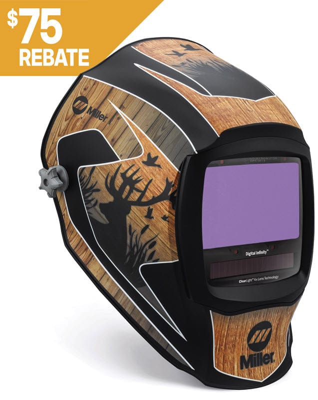 Miller Welding Helmets Miller Outdoorsman Digital Infinity ClearLight 4x Welding Helmet 296783