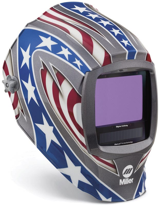 Miller Welding Helmets Miller Stars & Stripes Digital Infinity ClearLight 4x Welding Helmet 296780