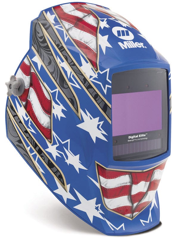 Miller Welding Helmets Miller Stars & Stripes III Digital Elite ClearLight 4x Welding Helmet 296770