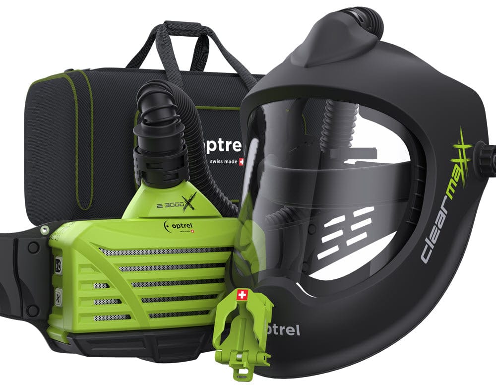 Optrel Welding Helmets Optrel e3000x PAPR w/Clearmaxx Grinding Helmet 4900.251