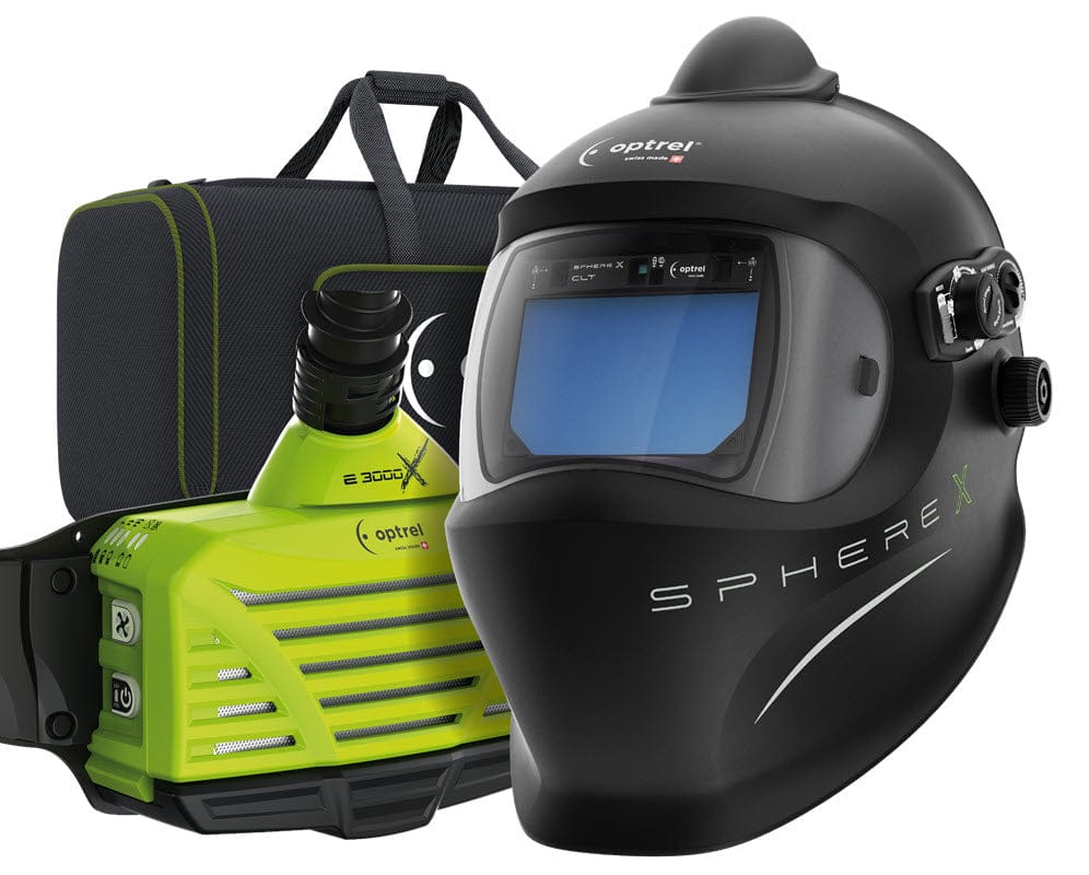 Optrel Welding Helmets Optrel e3000x PAPR w/Sphere X CLT Black Welding Helmet 4530.055