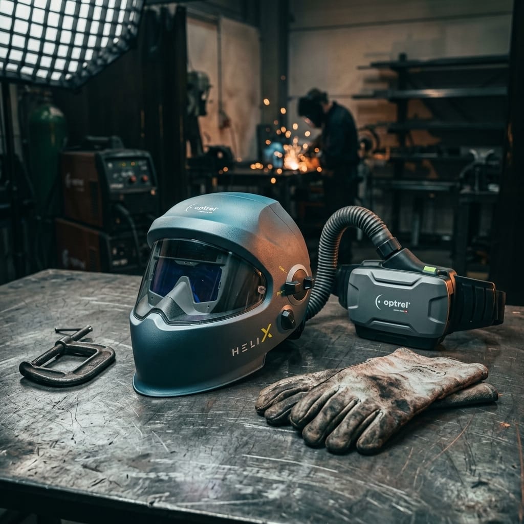 Welding Helmet — industrial_lifestyle | Generated by Modelize