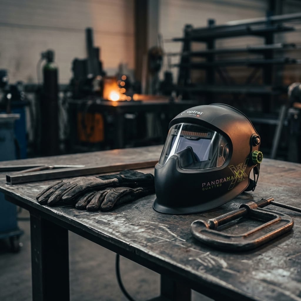 Welding Helmet — industrial_lifestyle | Generated by Modelize