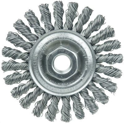 Weiler Abrasives Weiler Cable Twist Knot Wire Wheel - 4" Steel 13266