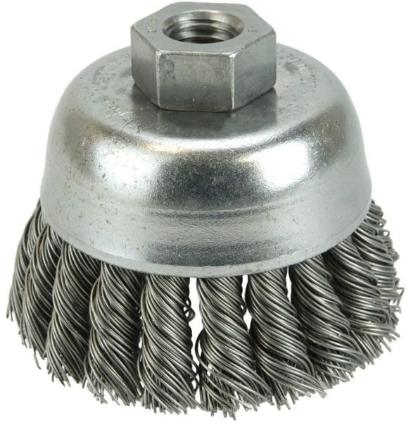 Weiler Abrasives Weiler Cup Brush - 2 3/4" Stainless Steel Knot 13285
