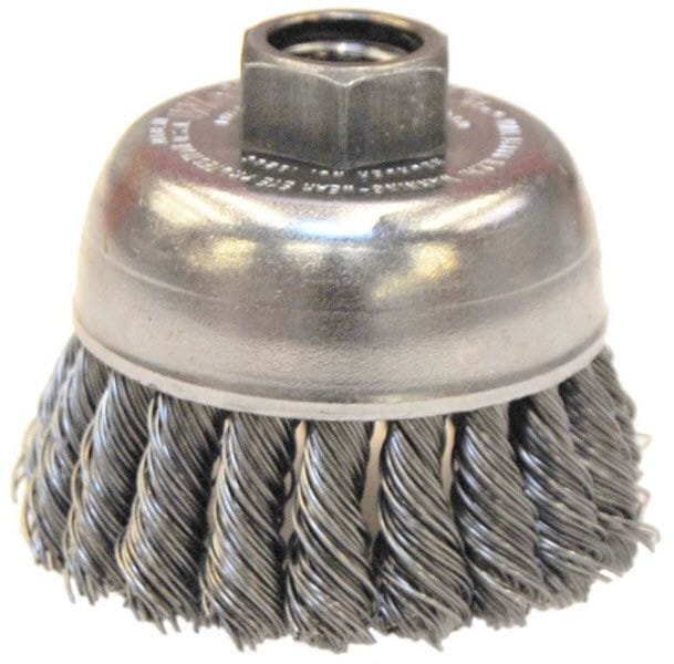 Weiler Abrasives Weiler Cup Brush - 2 3/4" Stainless Steel Knot 13286