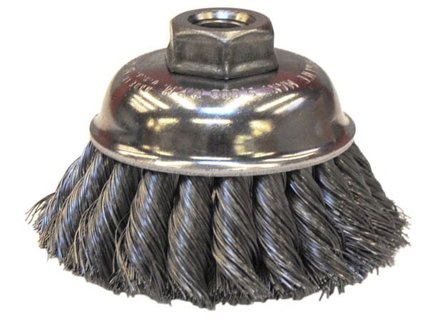 Weiler Abrasives Weiler Cup Brush - 3-1/2" Steel Knot 12736