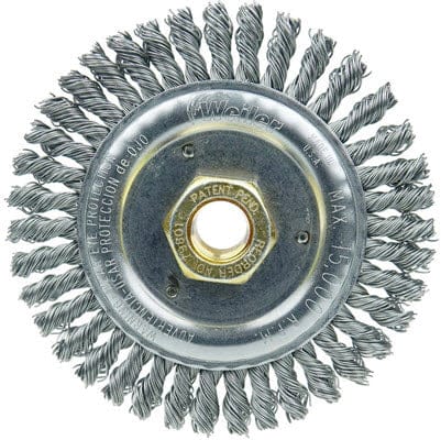 Weiler Abrasives Weiler Dually Stringer Bead Wheel - 4-1/2" Steel 79801