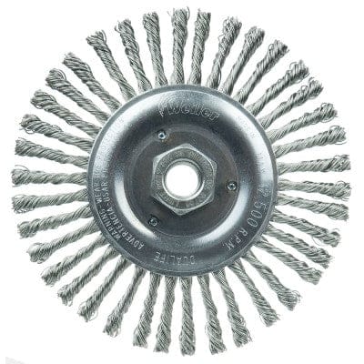 Weiler Abrasives Weiler Roughneck Jr. Root Pass Cleaning Brush-6" Stainless Steel 08786