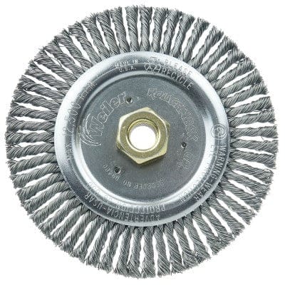 Weiler Abrasives Weiler Roughneck Jr. Stringer Bead Wheel - 6" Steel 09400