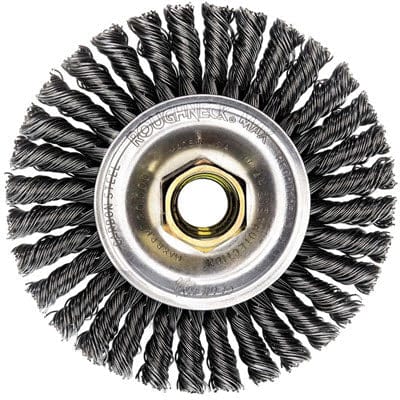 Weiler Abrasives Weiler Roughneck Max Stringer Bead Wheel - 4" Steel 13131