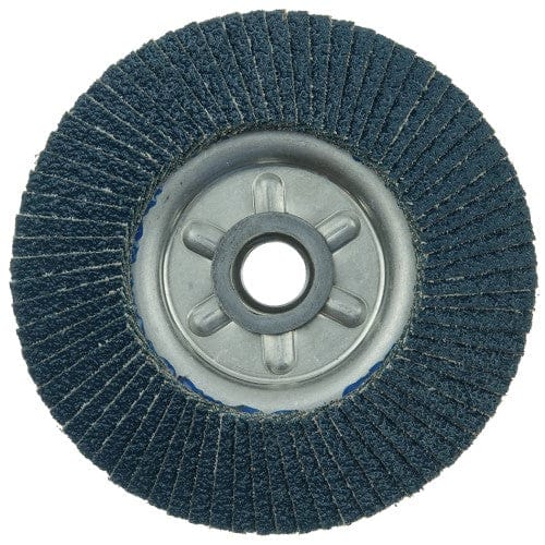 Weiler Abrasives Weiler Tiger Aluminum Back Flap Disc- 4 1/2" Type 29 w/Hub 36 Grit 50517