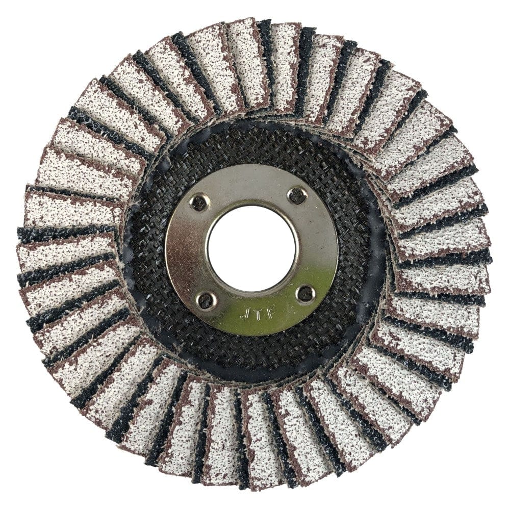 Weiler Abrasives Weiler Tiger Aluminum Flap Disc- 4 1/2" Type 29 7/8 Arbor 36 Grit 51250