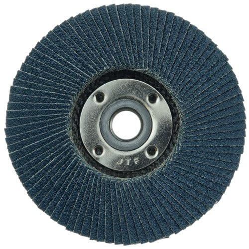 Weiler Abrasives Weiler Tiger Big Cat Flap Disc - 4 1/2" Type 27 w/Hub 80 Grit 50810