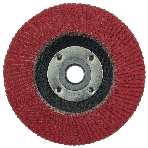 Weiler Abrasives Weiler Tiger Ceramic Flap Disc- 4 1/2" Type 29 w/Hub 60 Grit 50106