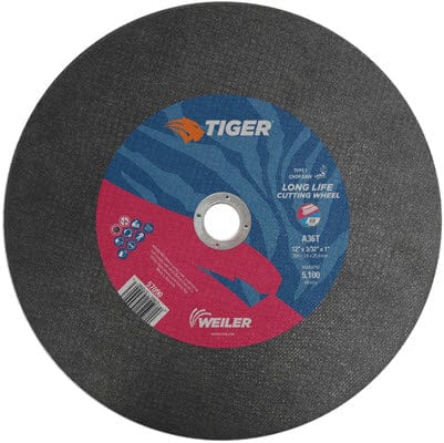 Weiler Abrasives Weiler Tiger Chop Saw Cutting Wheel - 12" X 3/32" Type 1 57090