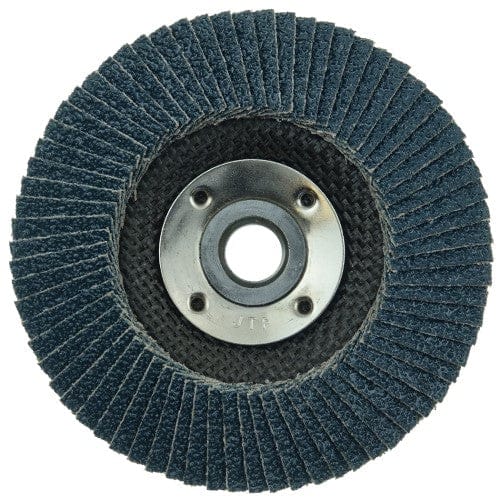 Weiler Abrasives Weiler Tiger Paw Flap Disc - 4 1/2" Type 29 w/Hub 36 Grit 51123