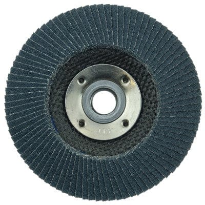 Weiler Abrasives Weiler Tiger Paw Flap Disc - 4 1/2" Type 29 w/Hub 80 Grit 51126
