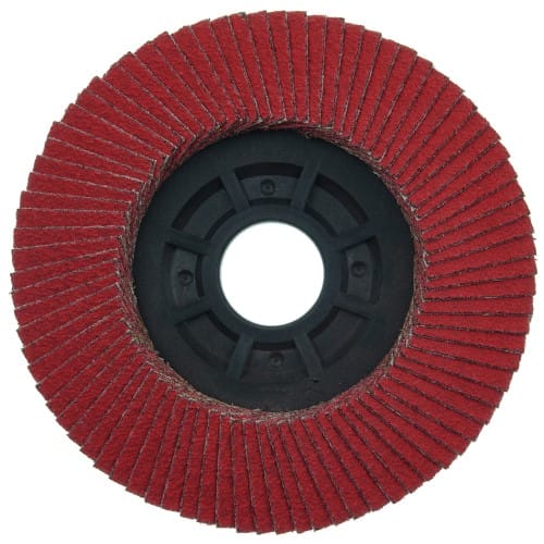 Weiler Abrasives Weiler Tiger Trim Ceramic Flap Disc- 4 1/2" Type 29 7/8 Arbor 40 Grit 50117