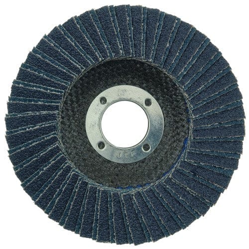 Weiler Abrasives Weiler Tiger X Flap Disc - 4-1/2" Type 27 7/8 Arbor 40 Grit 51223