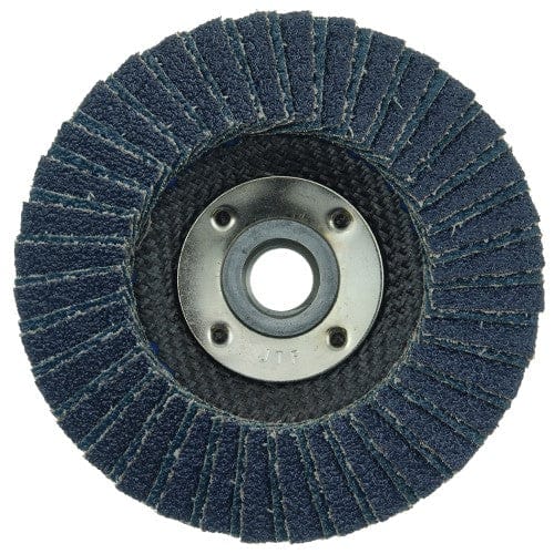 Weiler Abrasives Weiler Tiger X Flap Disc - 4-1/2" Type 29 w/Hub 36 Grit 51204