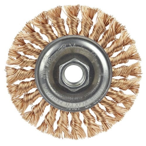 Weiler Abrasives Weiler Twist Knot Wire Wheel - 4" Bronze 13121