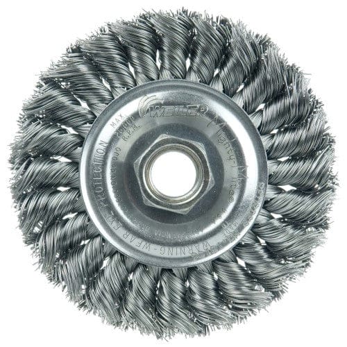 Weiler Abrasives Weiler Twist Knot Wire Wheel - 4" Steel 13106