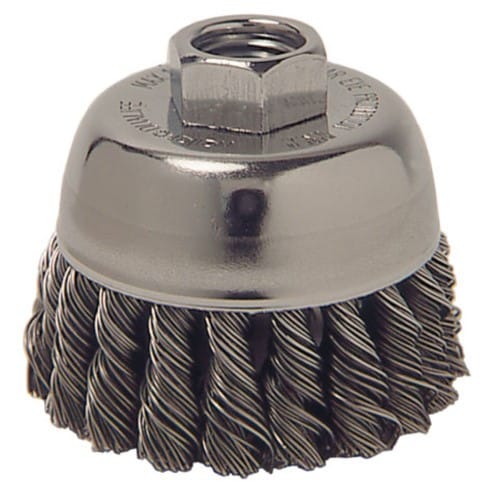 Weiler Abrasives Weiler Wolverine Cup Brush - 3" Steel Knot 36238