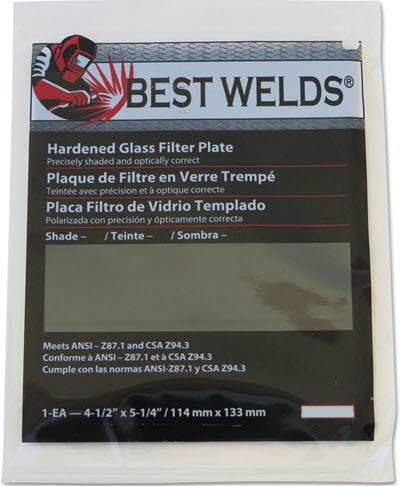 Best Welds Shade 10 Replacement Welding Lens - 4 X 5