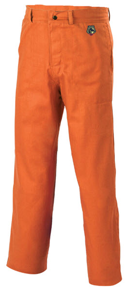 Black Stallion Welding Pants - FR Orange Cotton FO9-32P