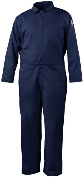 Black Stallion NFPA 2112 Flame Resistant Navy Coveralls CF2117-NV