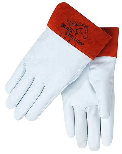 Black Stallion Welding Gloves - Kidskin TIG Glove 24K