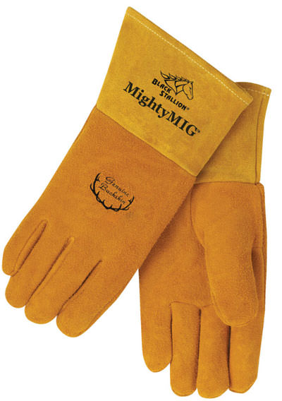 Black Stallion Welding Gloves - Mighty MIG 39