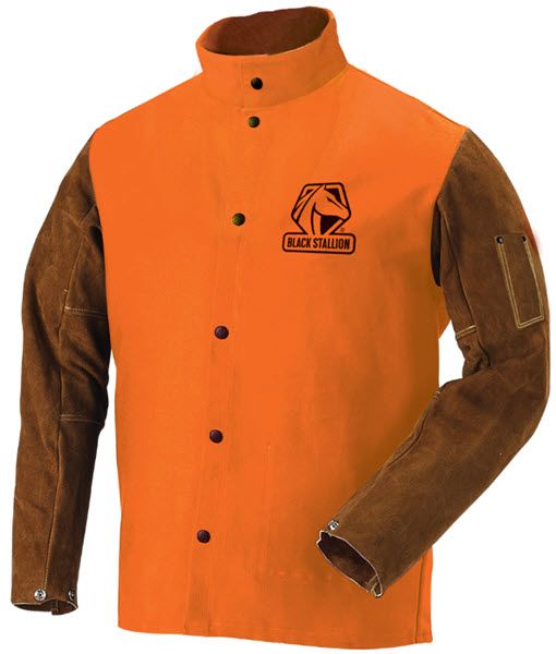 BSX Welding Jacket - Hybrid FR Cotton/Cowhide FO9-30C/BS