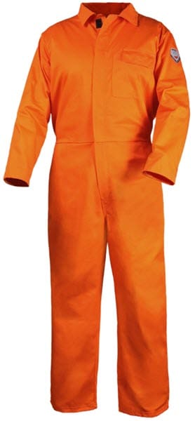 Black Stallion Clothing Black Stallion NFPA 2112 Flame Resistant Orange Coveralls CF2117-OR