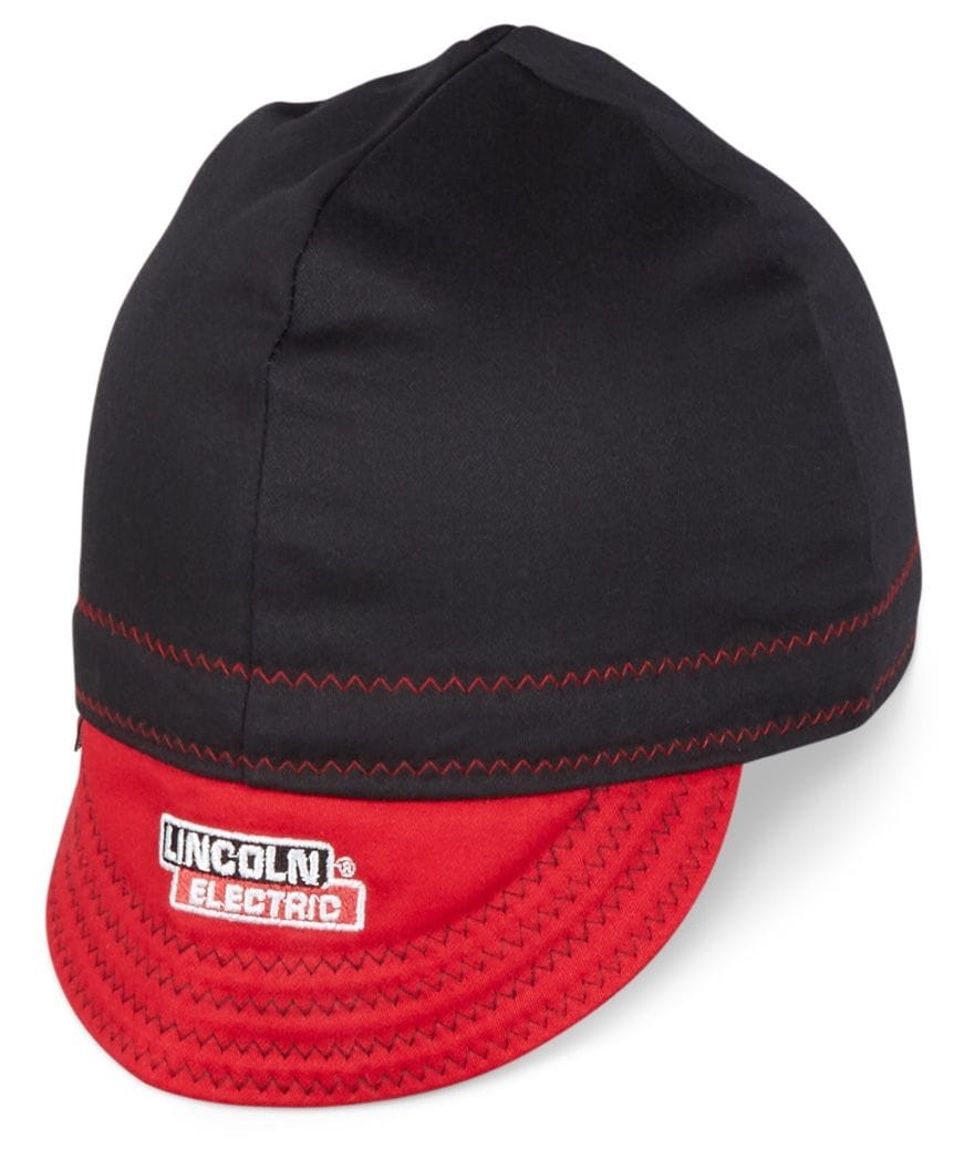 Lincoln Clothing Lincoln FR Black & Red Welding Cap K4818