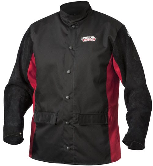 Lincoln Clothing Lincoln Shadow Split Leather-Sleeved Welding Jacket K2986