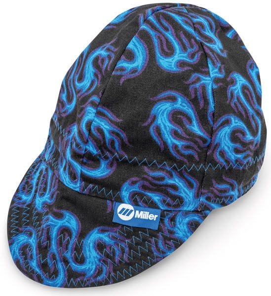 Miller Clothing Miller Welding Cap Blue Flame 2 Size 7 1/8 - 286971