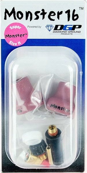 Diamond Ground Consumables Diamond Ground Monster 16 TIG Nozzle Kit MN16-2-116D