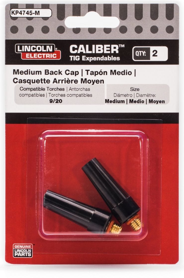 Lincoln Consumables Lincoln Caliber Long TIG Back Cap KP4745-M