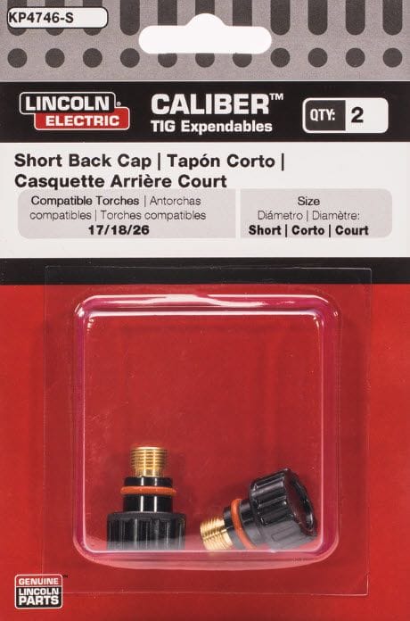 Lincoln Consumables Lincoln Caliber Short Back Cap KP4746-S