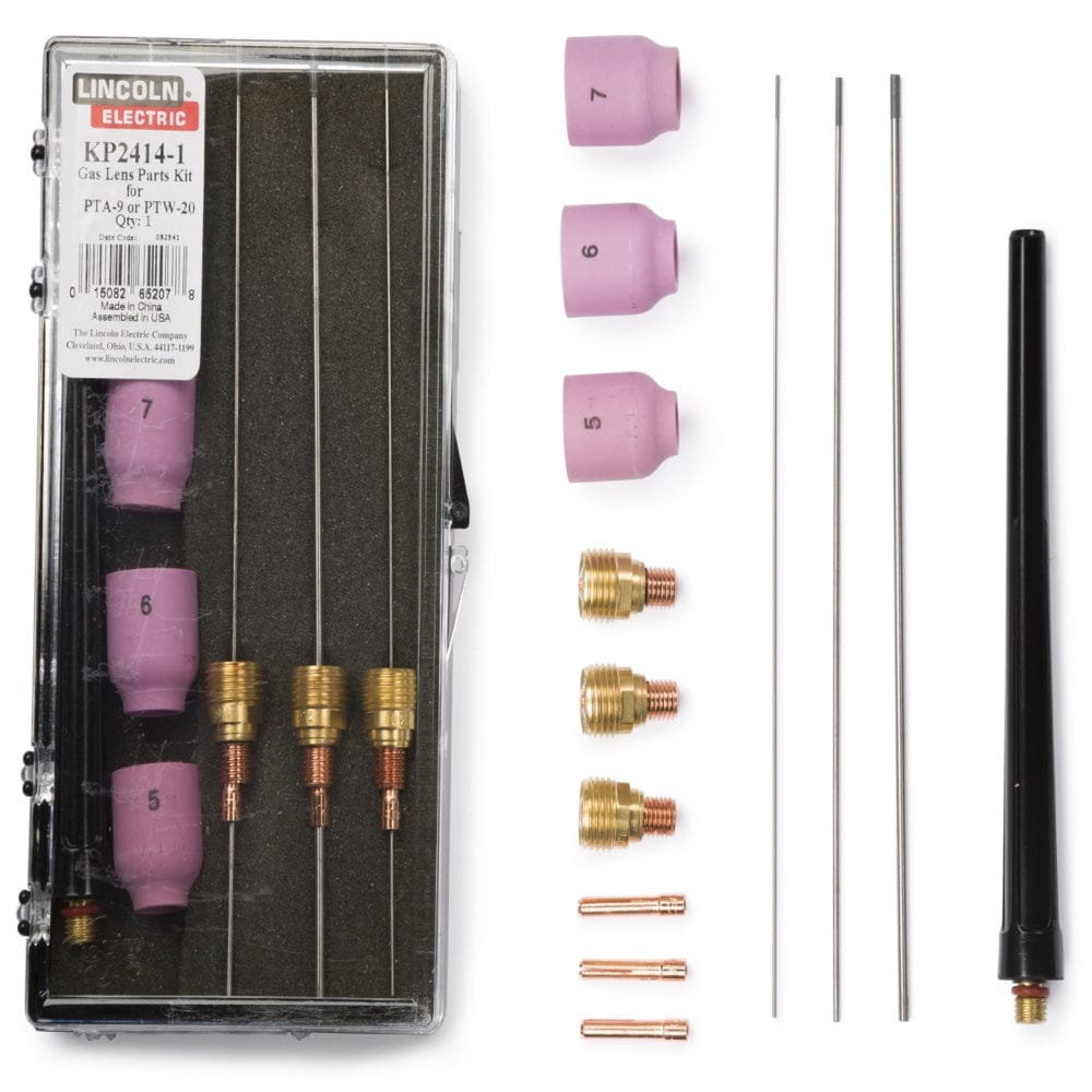 Lincoln Consumables Lincoln Gas Lens Torch Parts Kit KP2414-1