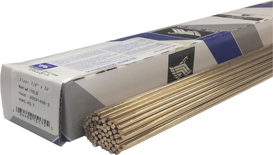 Washington Alloy Filler Metals Washington Alloy Silicon Bronze 1/8 TIG Welding Wire 10# TCU SB/06