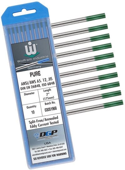 Diamond Ground Filler Metals Wolfram Pure Tungsten Electrode PT-040-W