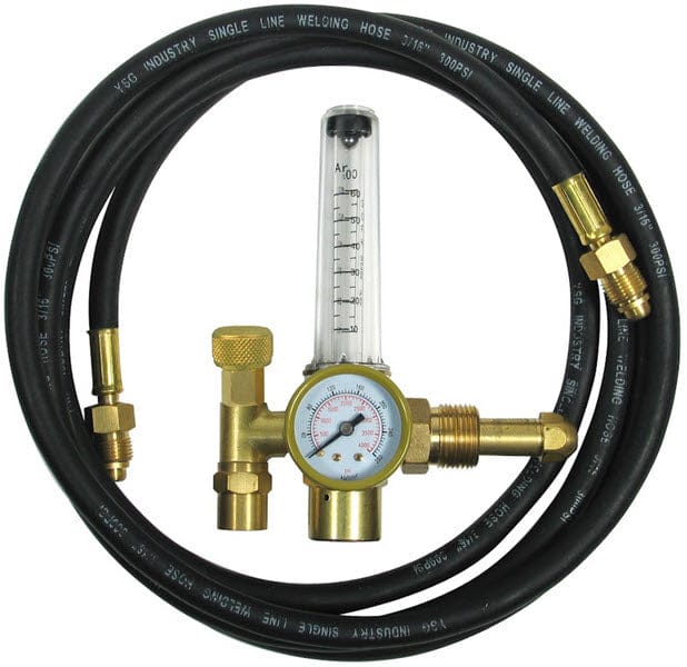 Flame Tech Gas Apparatus 10' Hose w/Fittings Flame Tech Argon Flowmeter/Regulator 100-FL-AR-60-580