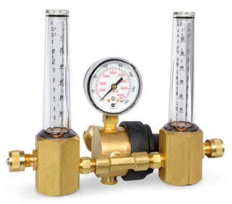 Miller Gas Apparatus Miller Dual Flowmeter Regulator 23-50-580