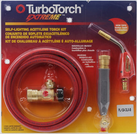 TurboTorch EXTREME PL-12ADLX-B Self Lighting Torch Kit 0386-0836