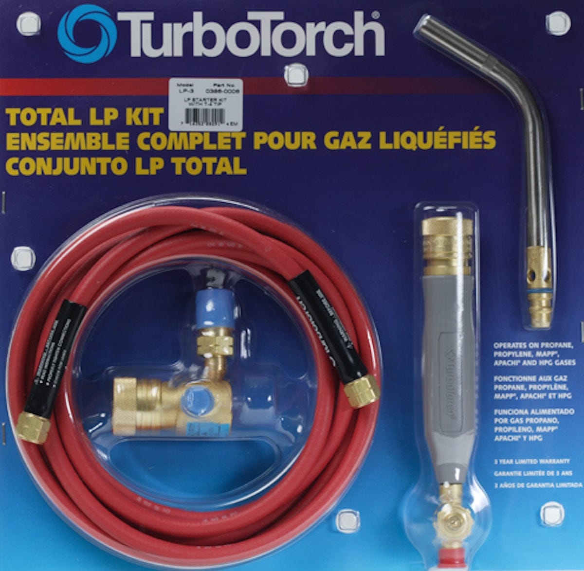 TurboTorch Gas Apparatus TurboTorch LP-3 Torch Kit 0386-0006